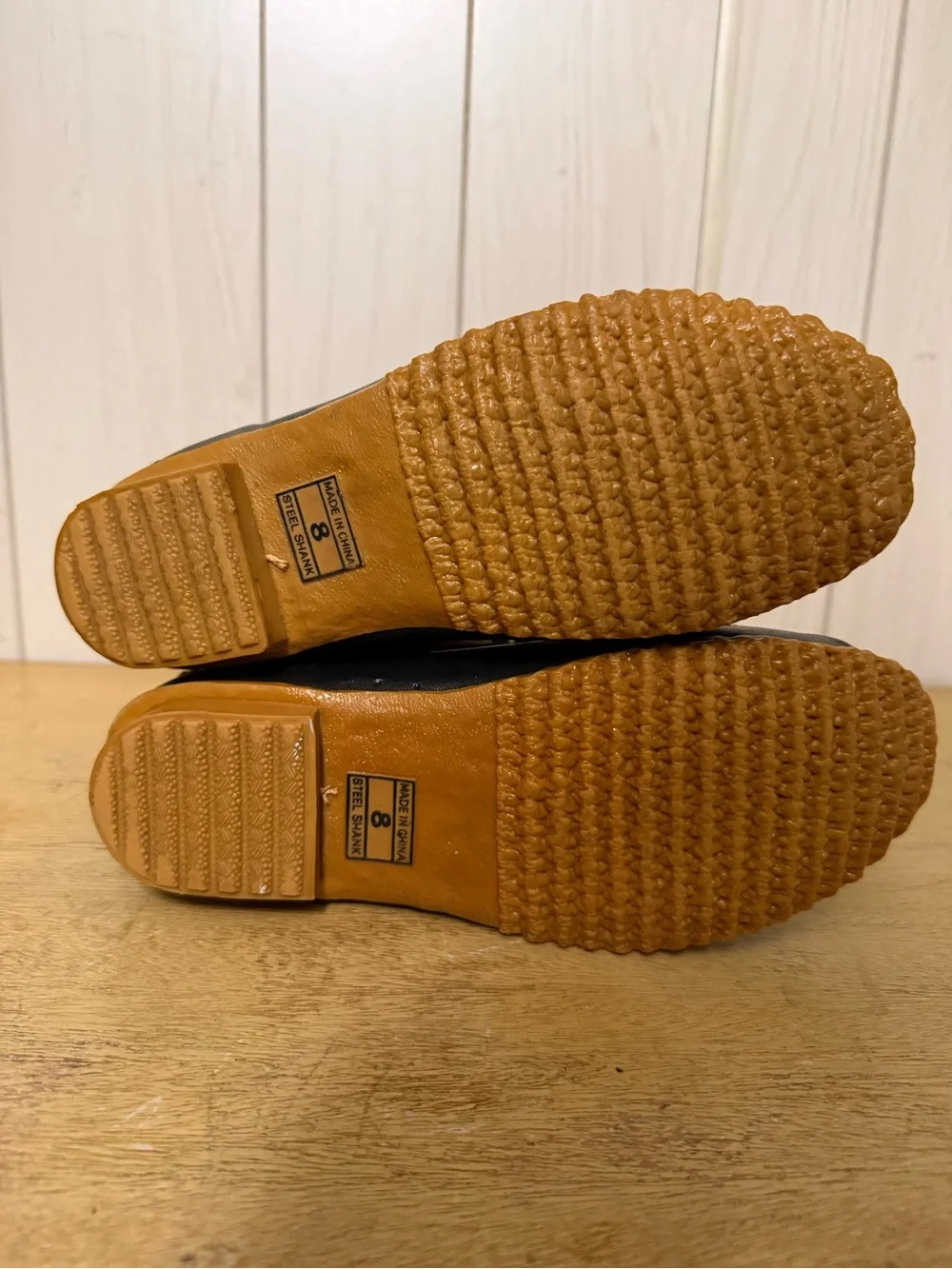Two-Tone Duck Boots